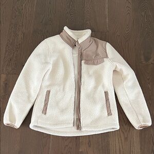 Women’s Cream and Tan Jacket